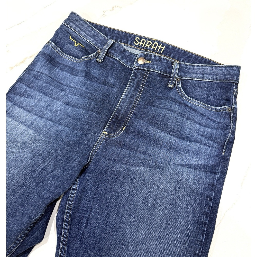 Kimes Ranch Women's Straight Leg Jeans - Dark Blue